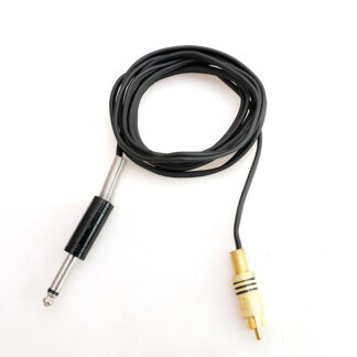 Клипкорд с разъёмом RCA предназначен для подключения тату-машинки к блоку питания