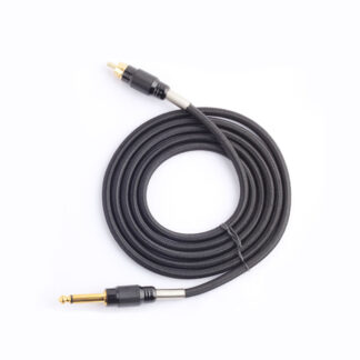 Клипкорд с разъёмом RCA предназначен для подключения тату-машинки к блоку питания.